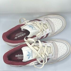 Size 7 - adidas Forum 84 Low IG3965 Burgundy/off White W/light